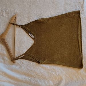 Zara knit tank- Size M, Color Copper/Brown